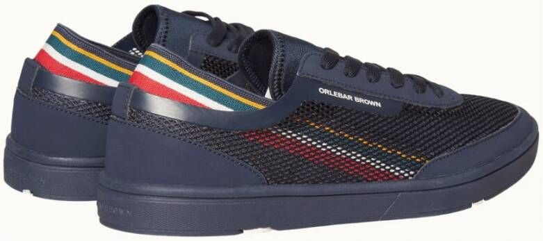 Orlebar Brown Navy Aquamarijn Zwemschoen Streep Blue Heren