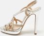 Oscar De La Renta Pre-owned Canvas sandals Gray Dames - Thumbnail 2