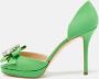Oscar De La Renta Pre-owned Fabric heels Green Dames - Thumbnail 2
