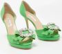Oscar De La Renta Pre-owned Fabric heels Green Dames - Thumbnail 4