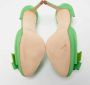 Oscar De La Renta Pre-owned Fabric heels Green Dames - Thumbnail 6