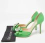 Oscar De La Renta Pre-owned Fabric heels Green Dames - Thumbnail 9
