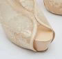 Oscar De La Renta Pre-owned Leather heels Beige Dames - Thumbnail 7