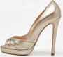 Oscar De La Renta Pre-owned Leather heels Yellow Dames - Thumbnail 2