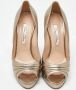 Oscar De La Renta Pre-owned Leather heels Yellow Dames - Thumbnail 3