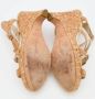 Oscar De La Renta Pre-owned Leather sandals Beige Dames - Thumbnail 5