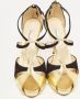 Oscar De La Renta Pre-owned Leather sandals Black Dames - Thumbnail 3