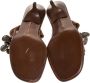 Oscar De La Renta Pre-owned Leather sandals Brown Dames - Thumbnail 5