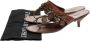 Oscar De La Renta Pre-owned Leather sandals Brown Dames - Thumbnail 7