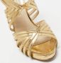 Oscar De La Renta Pre-owned Leather sandals Yellow Dames - Thumbnail 8