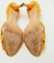 Oscar De La Renta Pre-owned Leather sandals Yellow Dames - Thumbnail 6