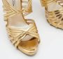 Oscar De La Renta Pre-owned Leather sandals Yellow Dames - Thumbnail 6