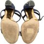 Oscar De La Renta Pre-owned Satin sandals Blue Dames - Thumbnail 5