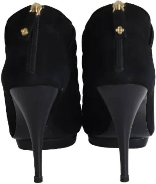 Oscar De La Renta Pre-owned Silk boots Black Dames
