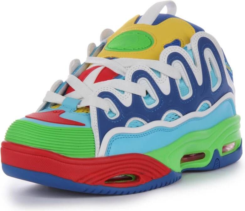 Osiris Blauw Multi Skate Schoenen Voor Mannen Multicolor Heren