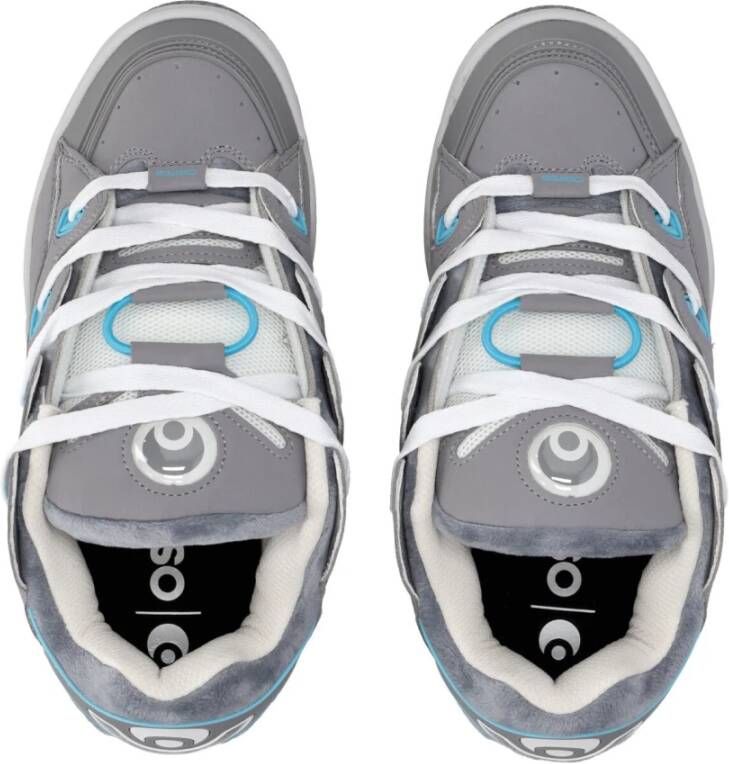 Osiris Skate Schoenen Grijs Blauw Wit