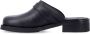 Our Legacy Leren Cross Strap Muiltjes Black Heren - Thumbnail 3