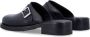 Our Legacy Leren Cross Strap Muiltjes Black Heren - Thumbnail 4