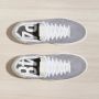 P448 Bali Geperforeerd Logo Suède Sneakers Gray Dames - Thumbnail 2