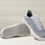 P448 Bali Geperforeerd Logo Suède Sneakers Gray Dames - Thumbnail 3