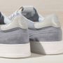 P448 Bali Geperforeerd Logo Suède Sneakers Gray Dames - Thumbnail 4