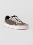 P448 Bali Suède Sneakers Wit Oranje Multicolor Heren - Thumbnail 2