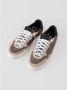 P448 Bali Suède Sneakers Wit Oranje Multicolor Heren - Thumbnail 3