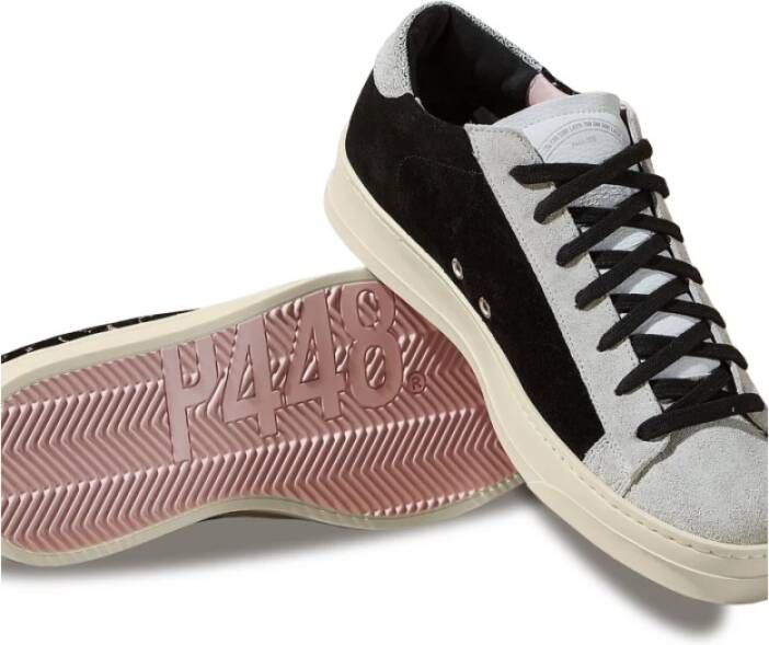 P448 Bedrukte Grijze Sneakers Multicolor Dames