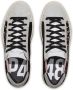 P448 Bedrukte Grijze Sneakers Multicolor Dames - Thumbnail 3
