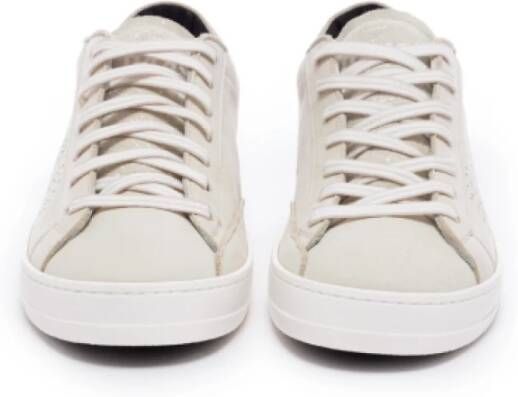 P448 Beige Leren Lage Sneakers John Beige Heren