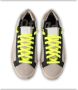 P448 Beige Sneakers met Zwarte Details en Fluorescerende Veters - Thumbnail 2