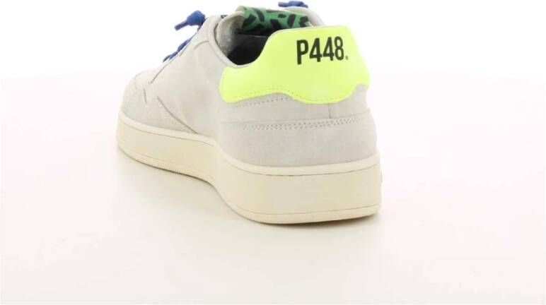 P448 Blauwe Herensneakers Hoog Model