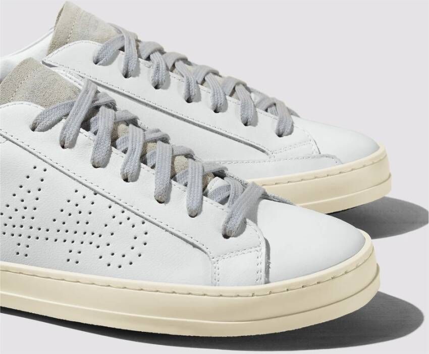 P448 Contrast Leren Sneakers