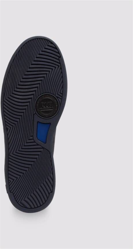 P448 Donkerblauwe Nubuck Leren Sneakers