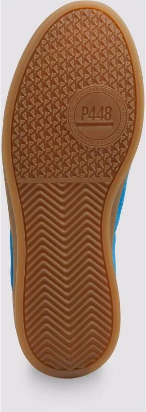P448 Elektrisch Blauwe Suède Sneakers