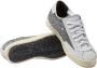 P448 Glitter en Suède Witte Sneakers Multicolor Dames - Thumbnail 2
