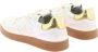 P448 Gouden Leren Sneaker Model Vert 2 - Thumbnail 2