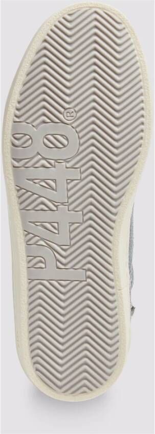 P448 Grijze Metallic Paillet Skate Schoenen