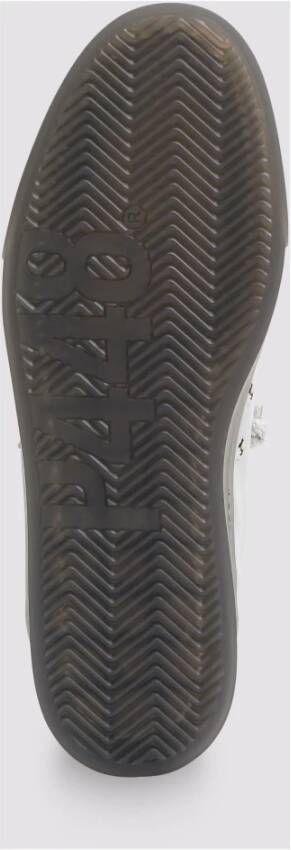 P448 Grijze Nubuck Leren Sneakers