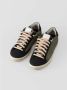 P448 Groene leren sneakers met zwarte details Green Heren - Thumbnail 2