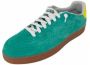 P448 Groene Suède Fluo Gele Sneakers - Thumbnail 2