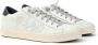 P448 Vintage-geïnspireerde leren sneaker met geperforeerd logo White Heren - Thumbnail 12