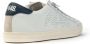 P448 Vintage-geïnspireerde leren sneaker met geperforeerd logo White Heren - Thumbnail 13