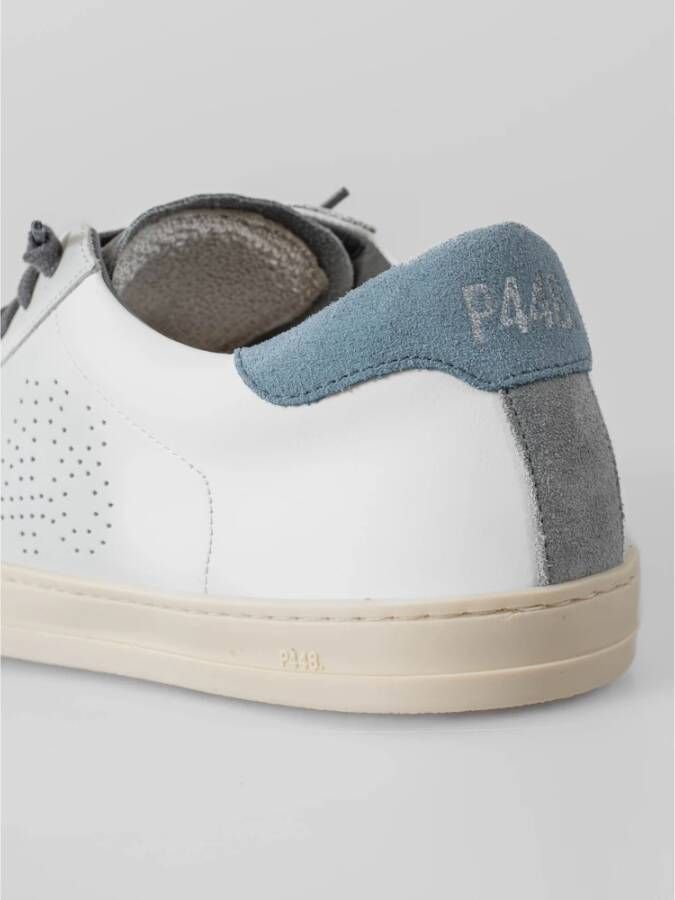 P448 Italiaanse elegantie met John-M sneakers White Heren