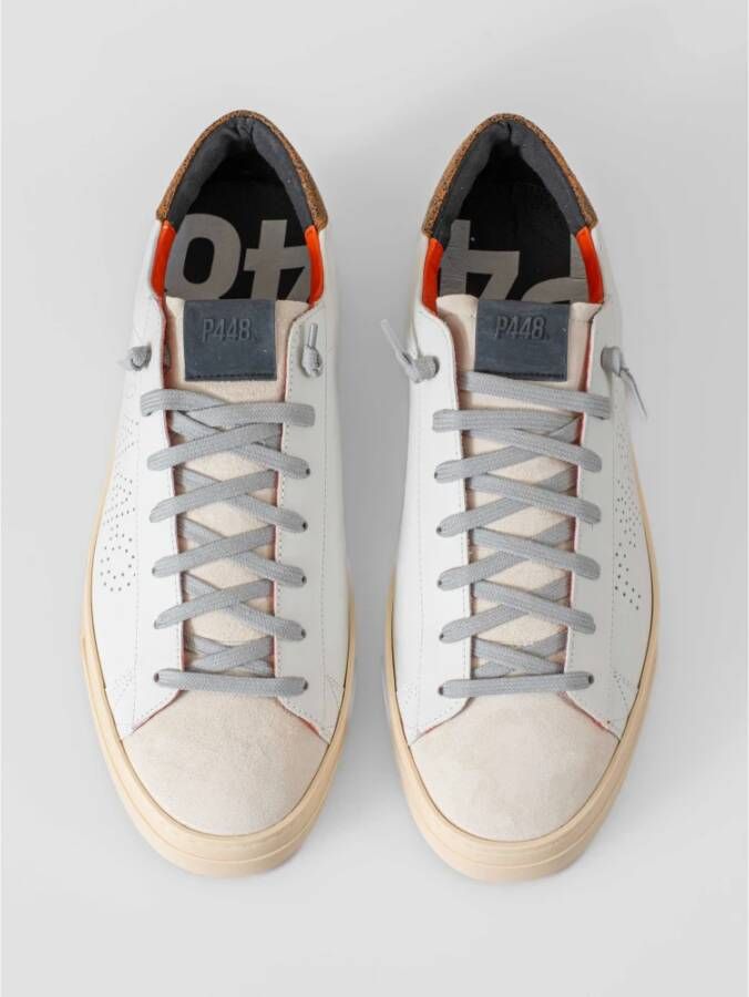 P448 Italiaanse stijl Jackc-M Sneakers White Heren