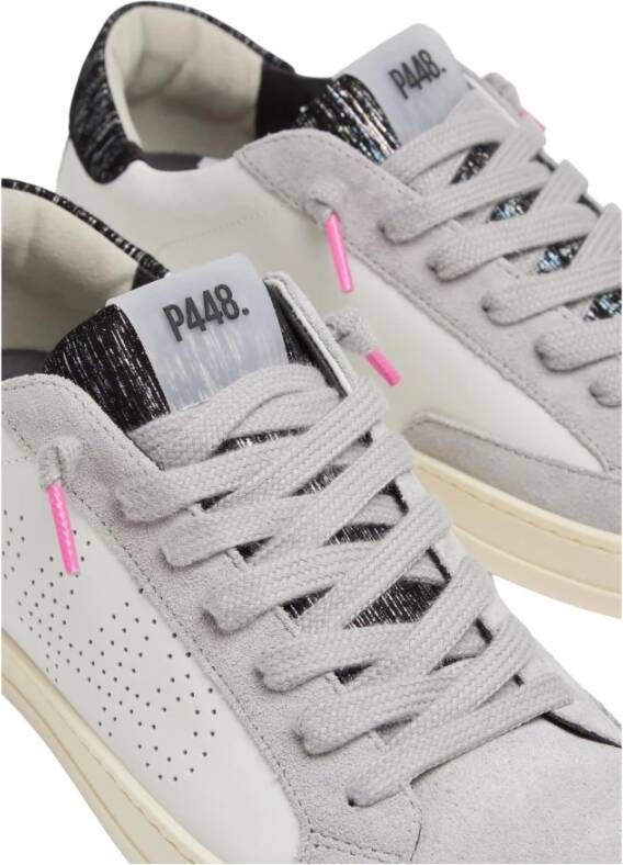 P448 John Sneakers Shield Zwart