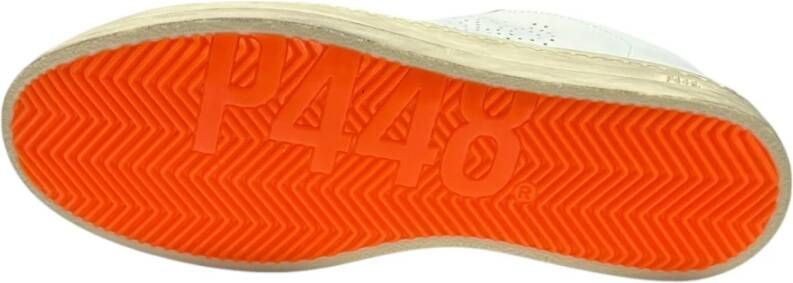 P448 Kleur Blok Leren Sneakers Multicolor Heren