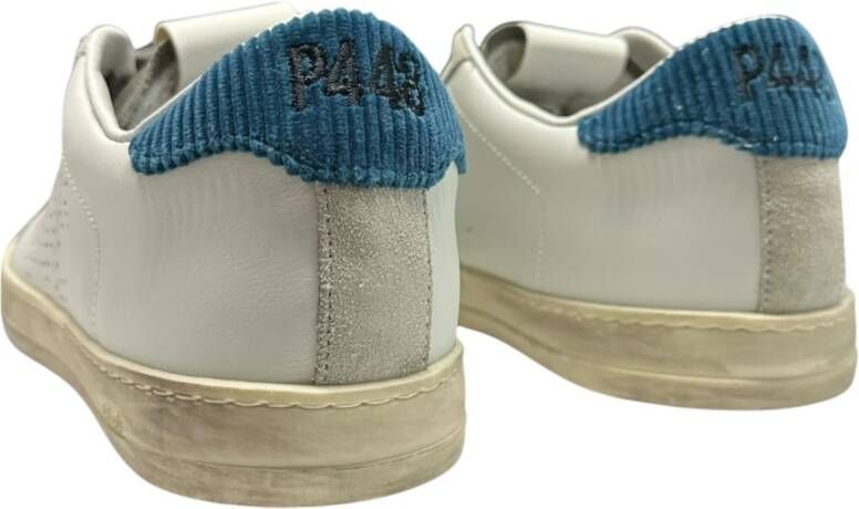 P448 Kleur Blok Leren Sneakers Multicolor Heren