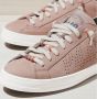 P448 Koraalrode Leren Sneakers Red Dames - Thumbnail 4