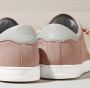 P448 Koraalrode Leren Sneakers Red Dames - Thumbnail 5
